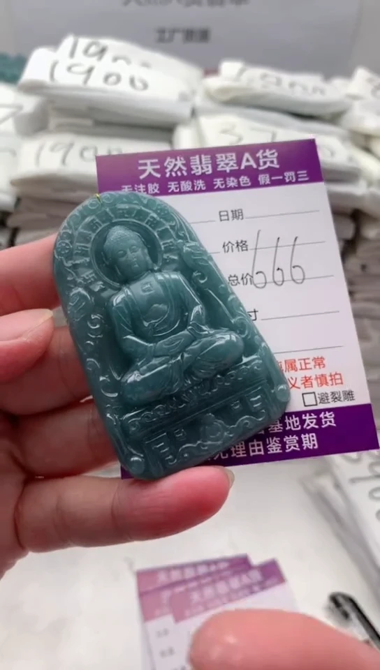 【闪购商品】翡翠颈饰未镶嵌大日