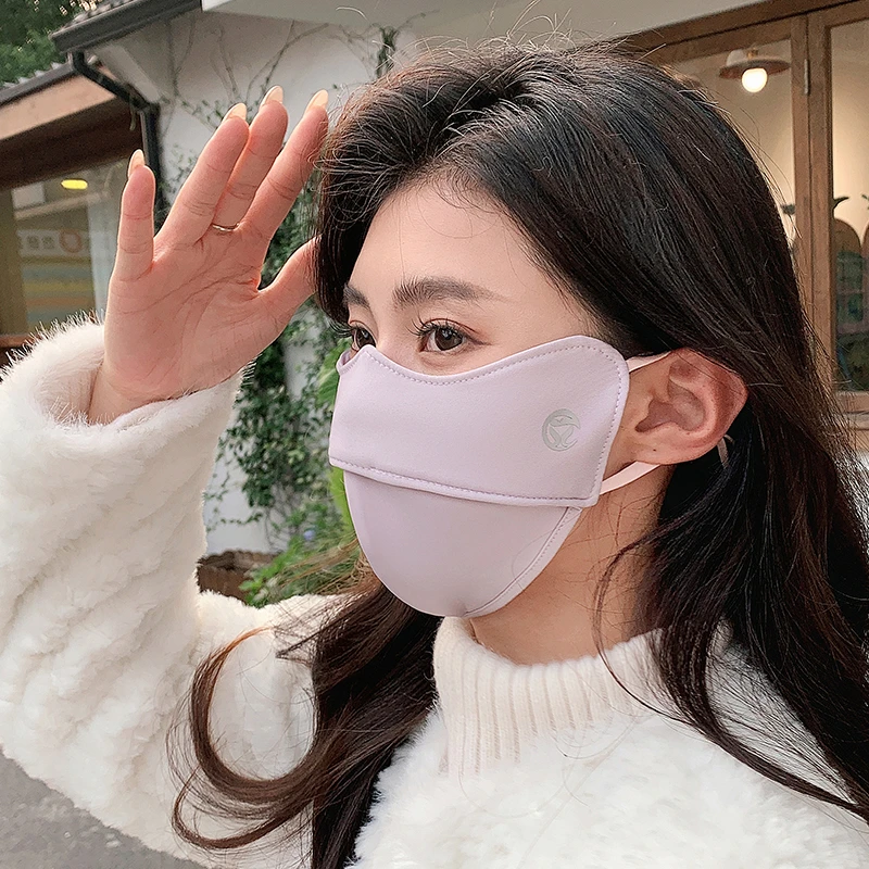 新款秋冬保暖口罩加厚立体护眼角不起雾防寒防风防晒防尘透气户外