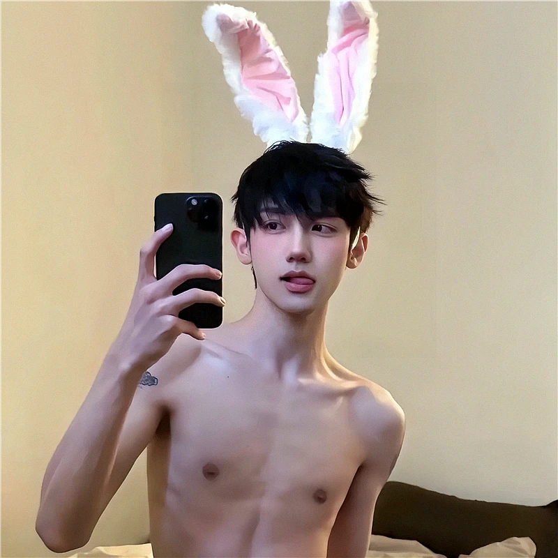 卖萌兔耳朵拍照cosplay舞台表演发箍发卡男女可爱洗脸兔女郎头箍