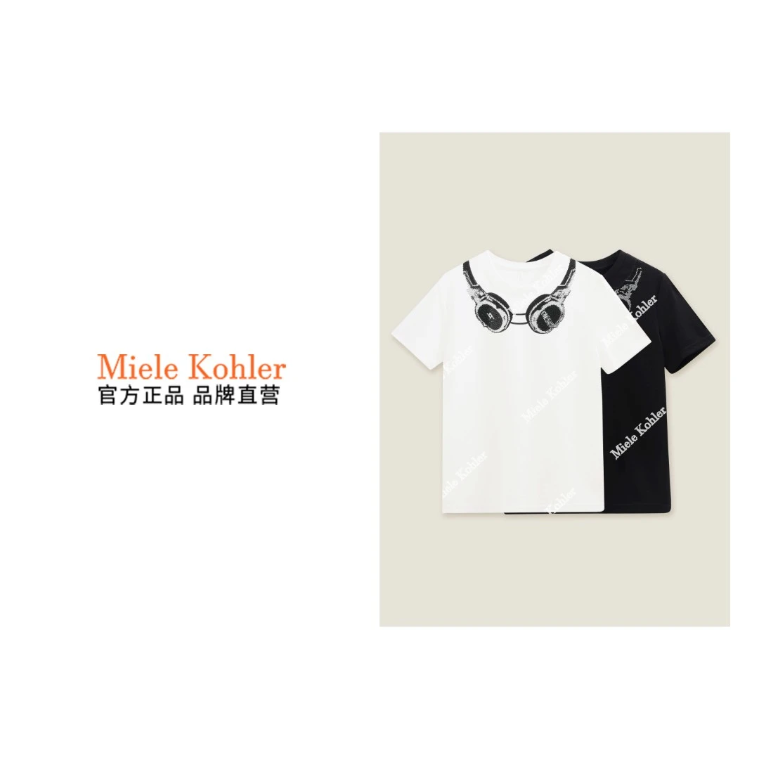 新款时尚重工镶钻设计感小众短袖T恤MKOMB52343【澳门小源同款】