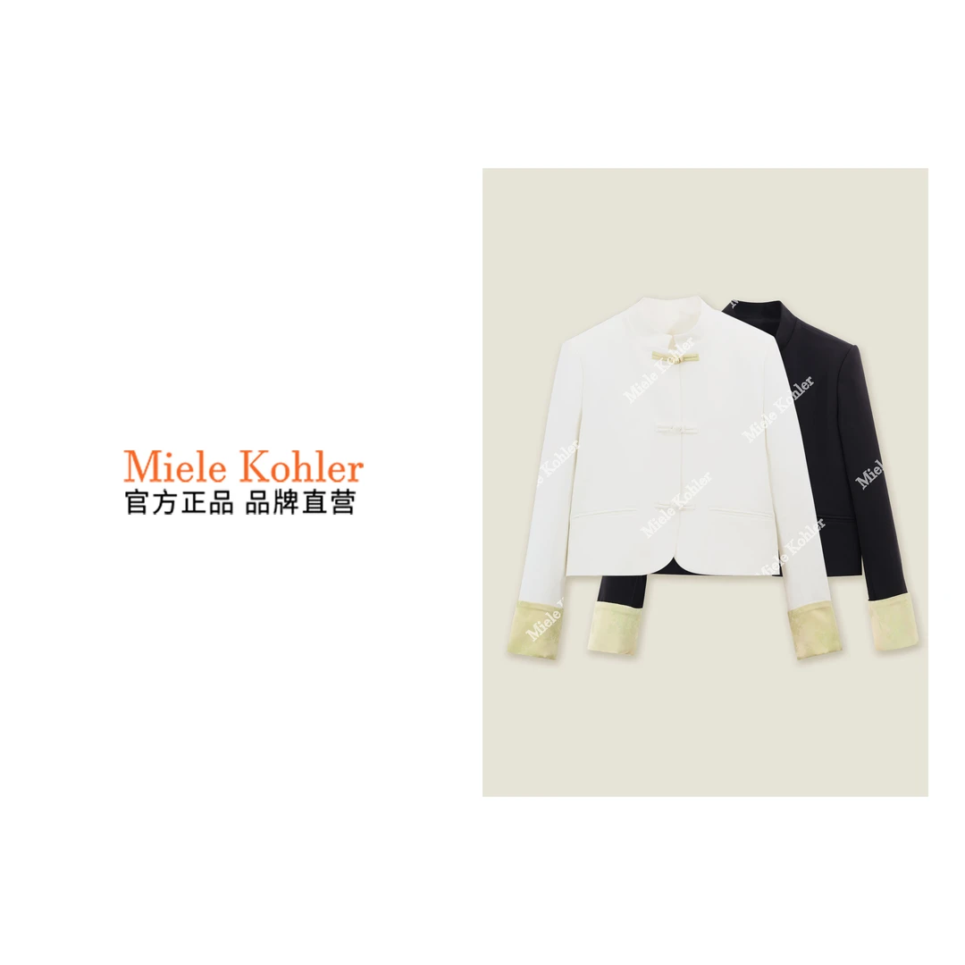 新款新中式显瘦气质盘扣百搭国风上衣MKOKQ8273【澳门小源同款】