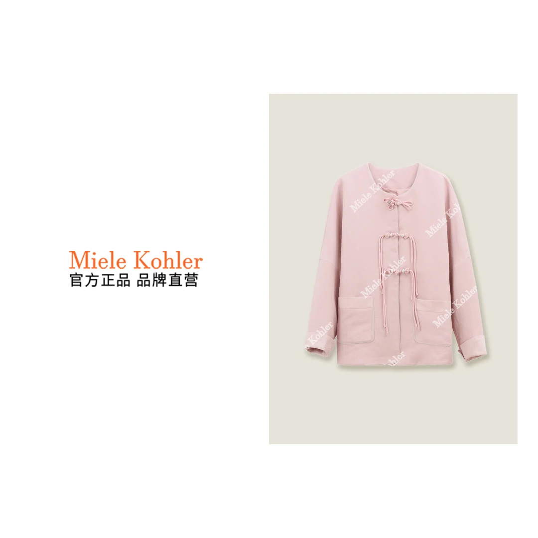 新款国风宽松长袖盘扣中式外套 MKOMB52222 【澳门小源同款】