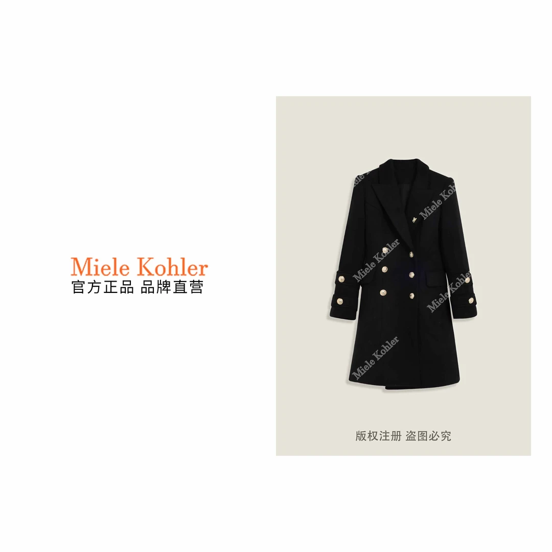 冬季法式高级感减龄气质绵羊毛女外套 MKKQ88523【澳门小源同款】