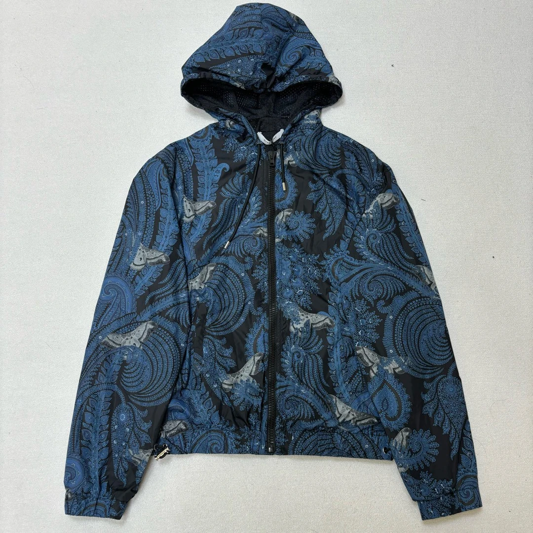 Givenchy 纪梵希/藤蔓图案满印薄款拉链外套/尺码M/99新/编号5766