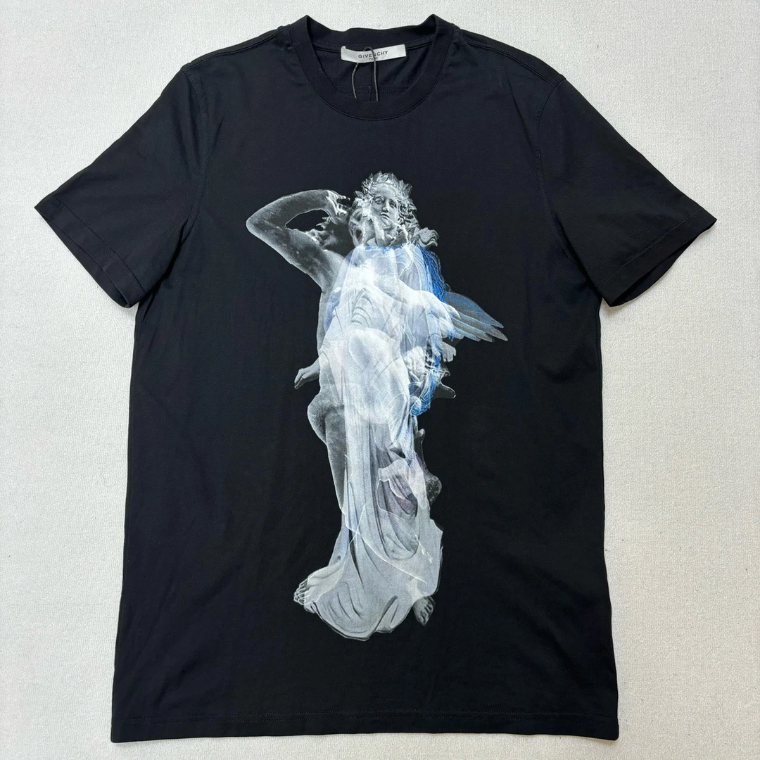 Givenchy 纪梵希/圣母印花圆领短袖 黑色/尺码S/99新/编号5781