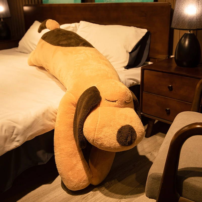 全长1.3米趴趴狗公仔娃娃可爱毛绒玩具可拆洗男女款睡觉抱枕床上
