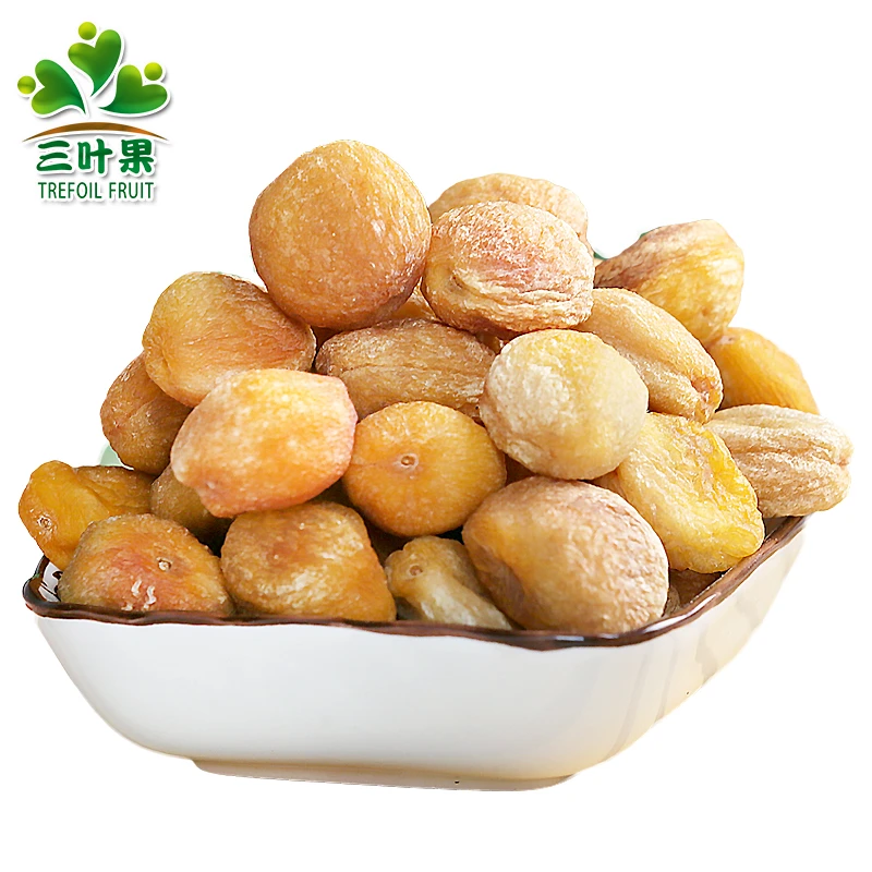 库车小白杏干自然风干肉厚饱满香甜营养1斤/2斤原味精选三叶果