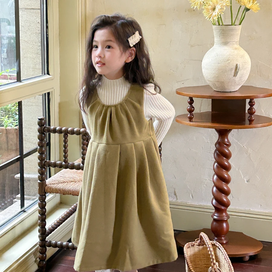 4678秋新款女童设计感裙子