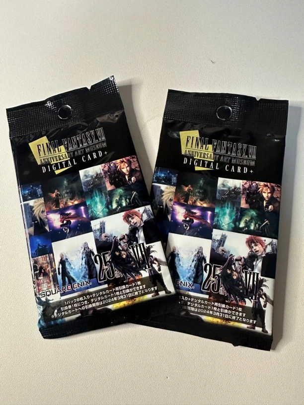 美版 FF7 收藏卡 单包