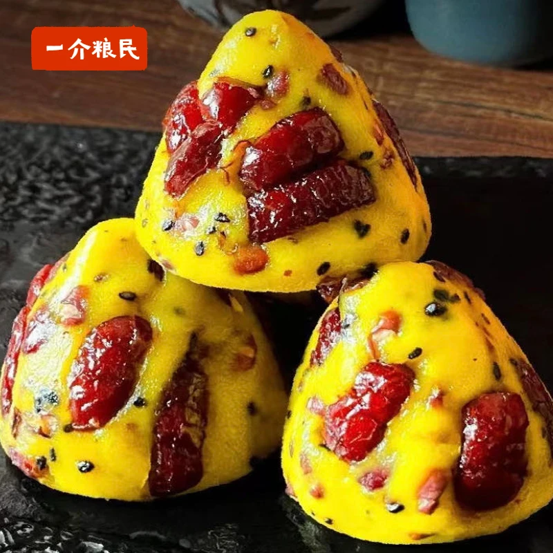 大黄米窝窝头单个100g手工粗粮粘豆包杂粮年糕真空包装营养香甜