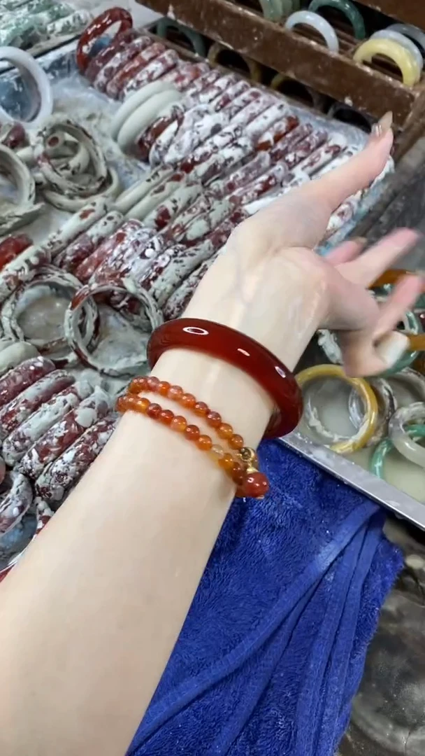 【闪购商品】玛瑙/玉髓手镯未镶嵌5960+850