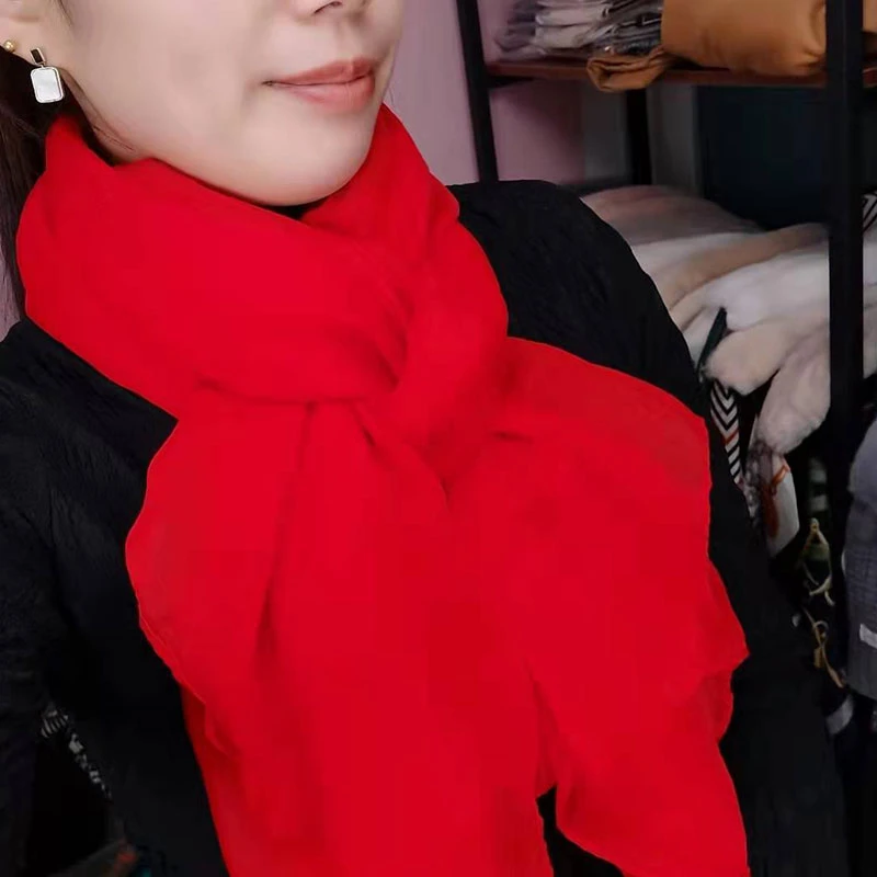 光板围巾丝巾百搭时尚