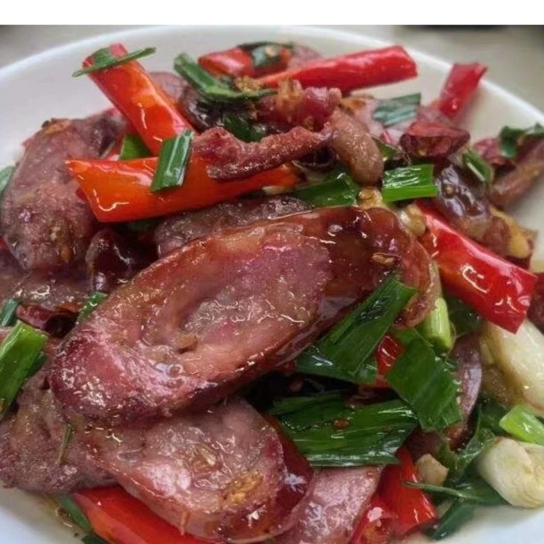 湘西好吃的腊香肠农家柴火烟熏腊味