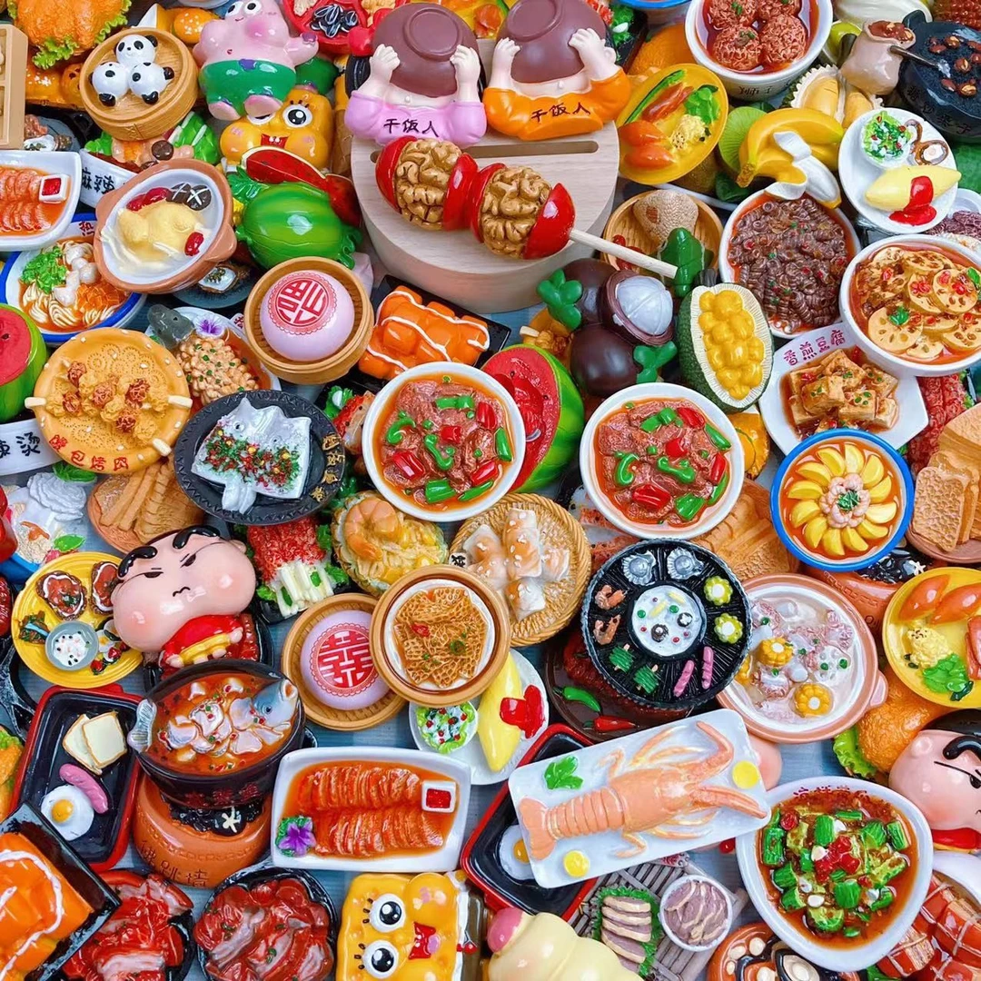 3月28号-301大锤潮玩冰箱贴套餐拍对应的编号-默认微瑕