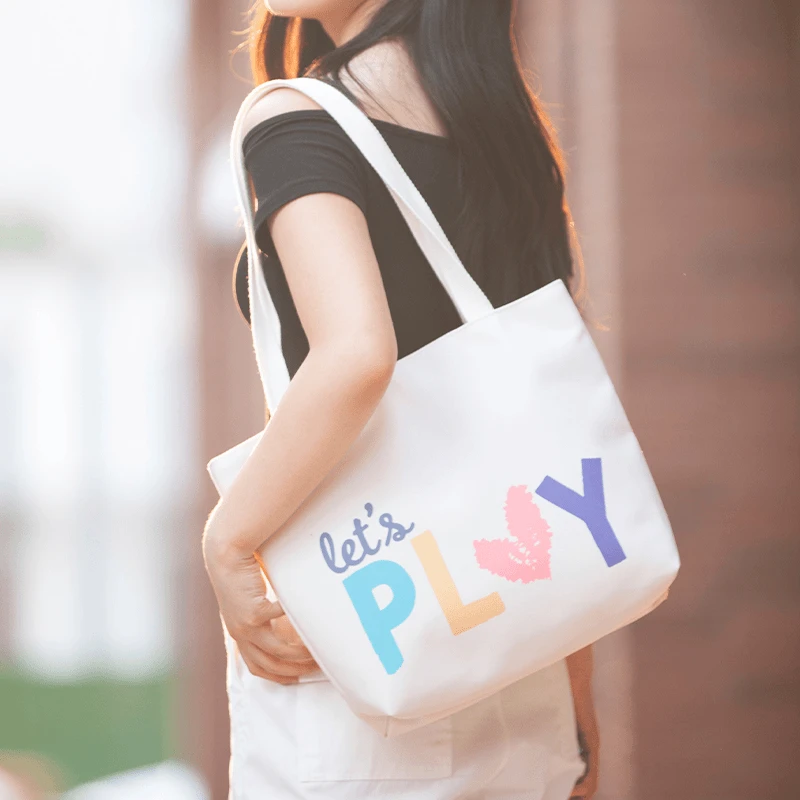 【店长主推】时尚新款百搭文艺网红帆布包小清新学生小众大容量单肩