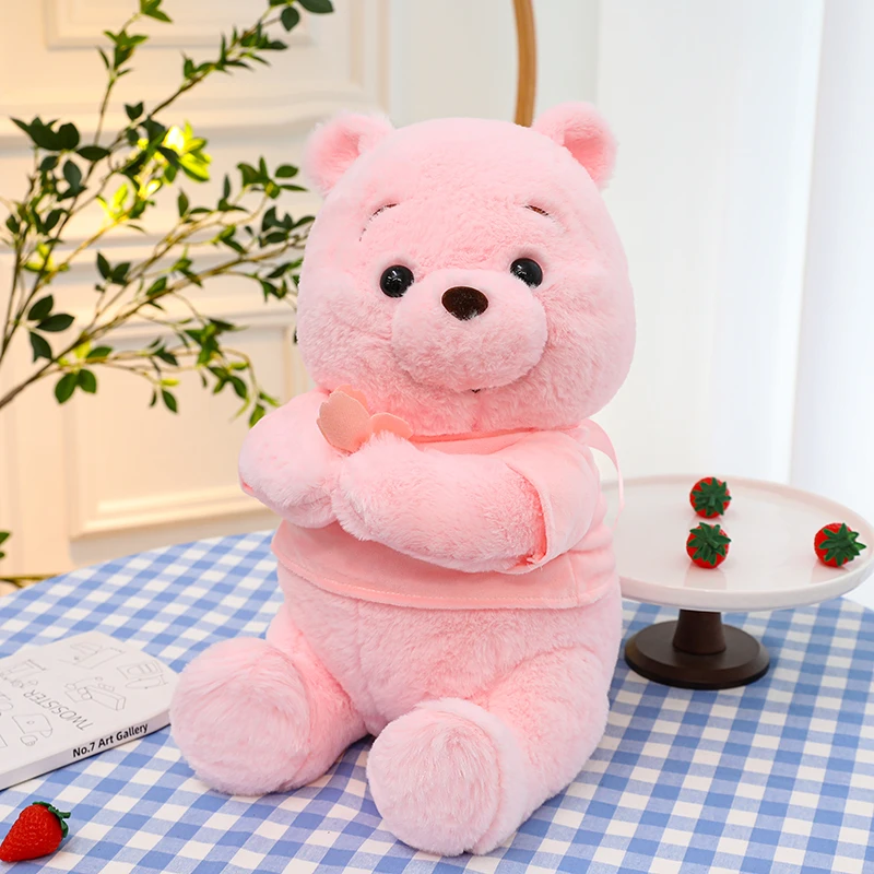 樱花版维尼熊毛绒玩具公仔玩偶布娃娃儿童生日礼物新年送女生礼品