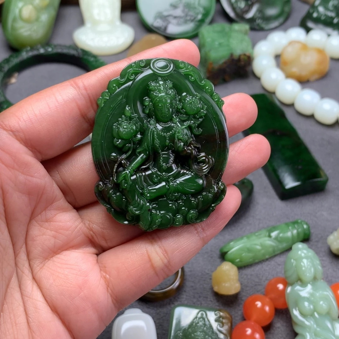 【闪购商品】和田玉颈饰未镶嵌石*