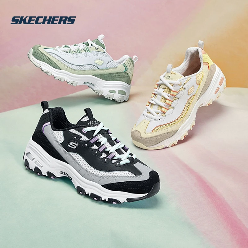 【小冰熊】Skechers斯凯奇女鞋熊猫鞋秋季运动鞋透气休闲鞋老爹鞋