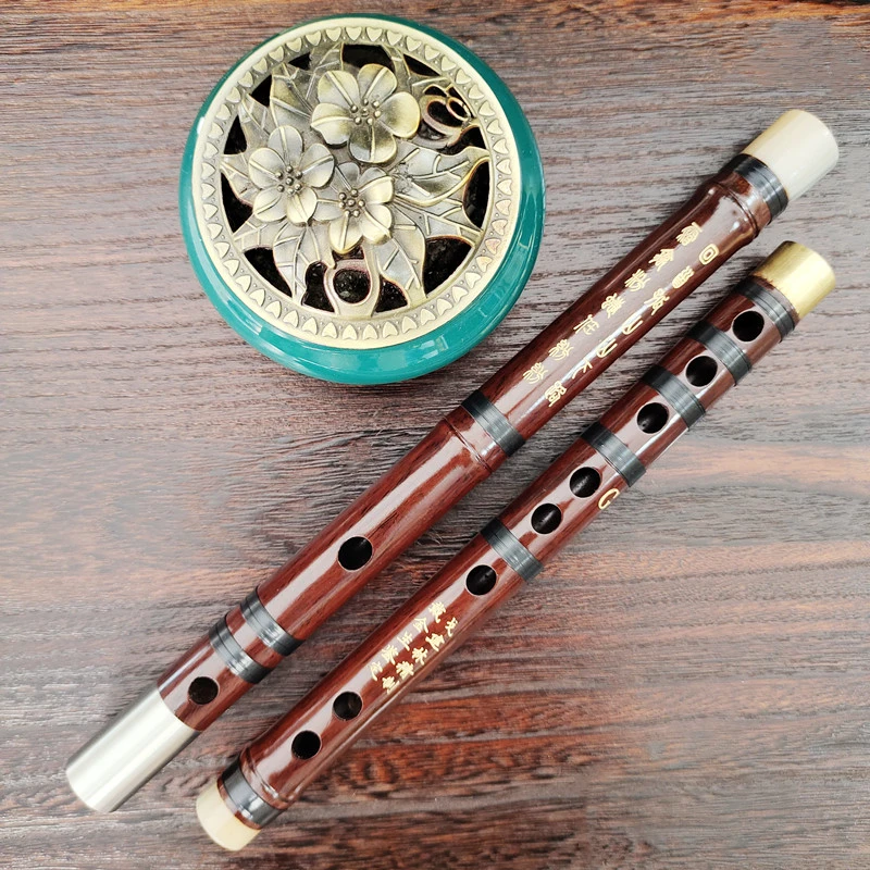 【戈建林制作】正品 灵音精品老红木笛子704-1戴金生蔡文忠鉴定演奏