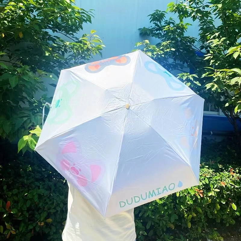 艾斯德嘟嘟喵防晒雨伞防紫外线伞胶囊伞遮阳晴雨口袋迷你小巧便携