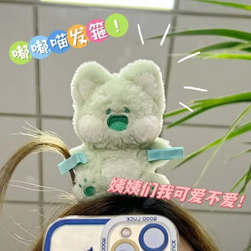 哆小屁品牌嘟嘟喵发箍毛绒玩偶夹刘海坐肩玩偶可爱公仔