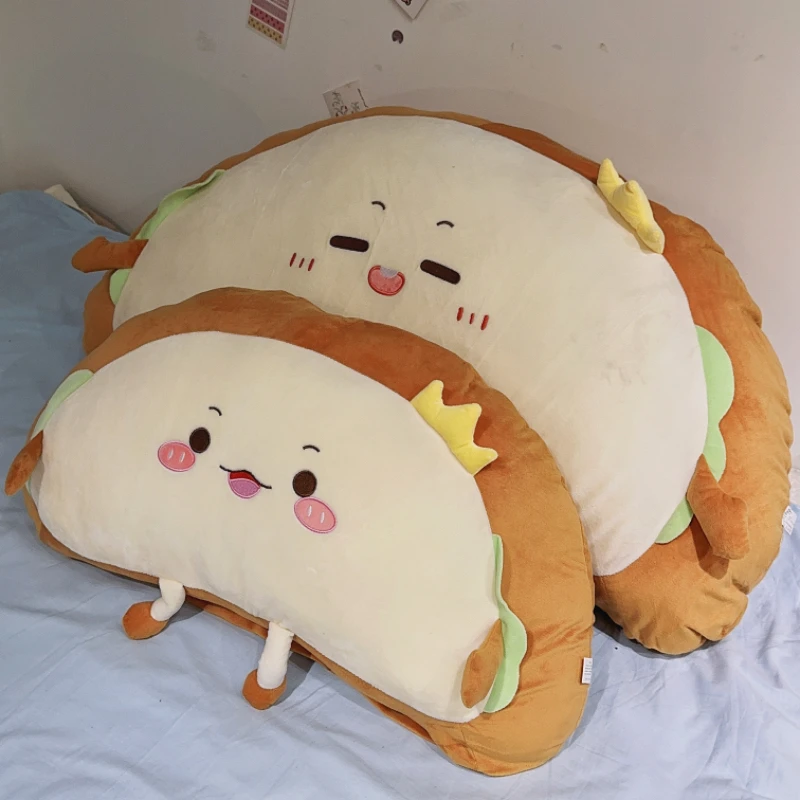 面包吐司床头靠拆洗女生夹腿抱枕侧睡腰靠混发