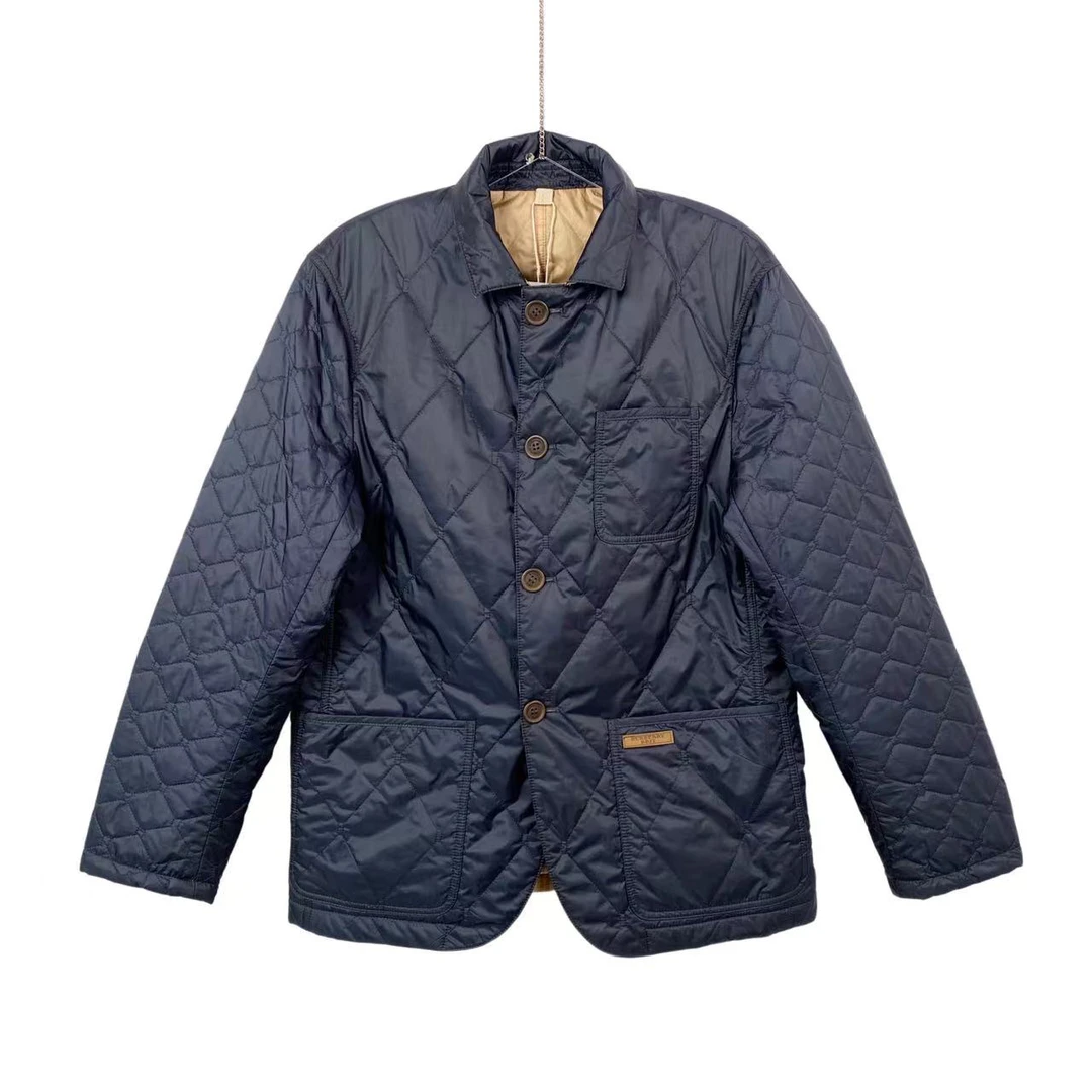 BURBERRY/博柏利 wc0155 菱格纹双面穿棉服 s码 市场价13500 95新