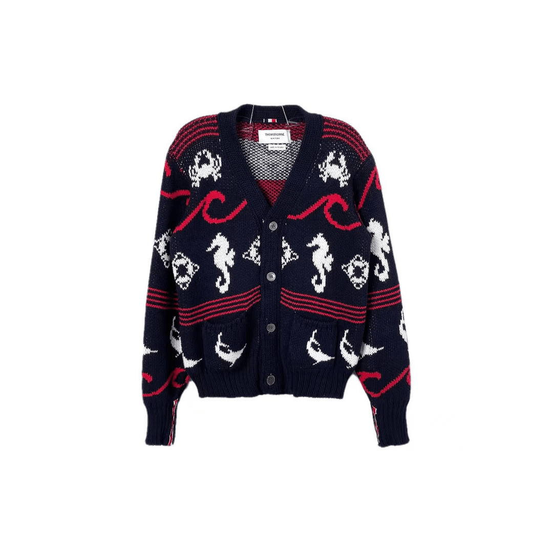 12050 Thom Browne tb 海洋动物开衫 0码 公价7299 无配件 95新