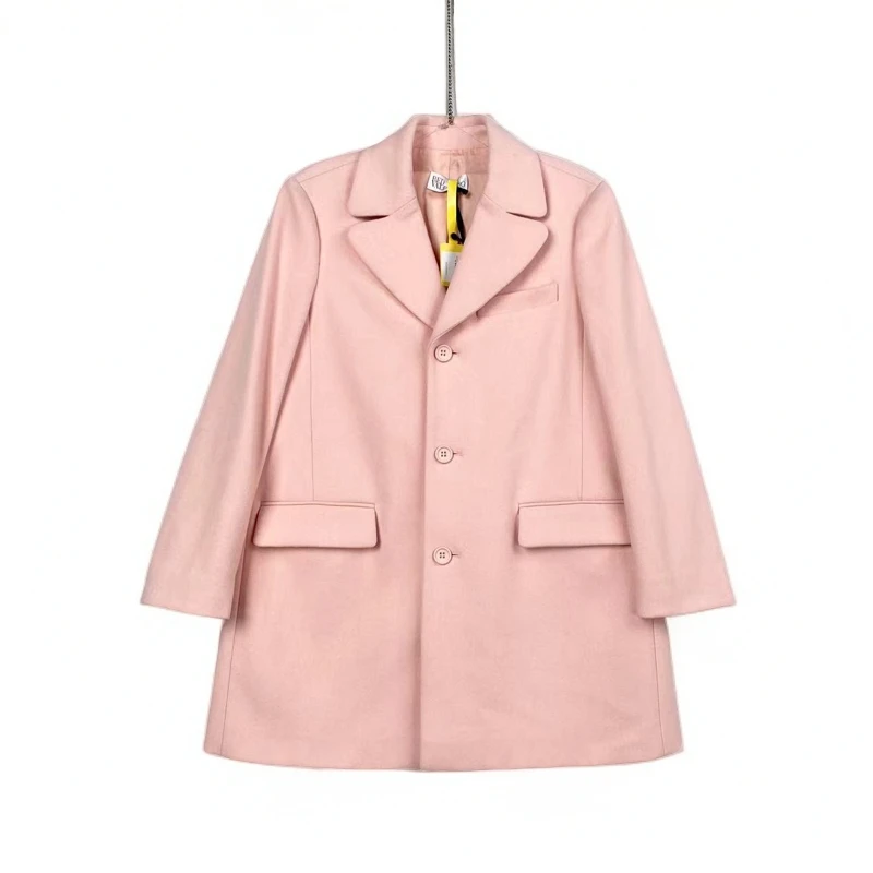 Valentino/华伦天奴 21817  粉色羊毛大衣 38码