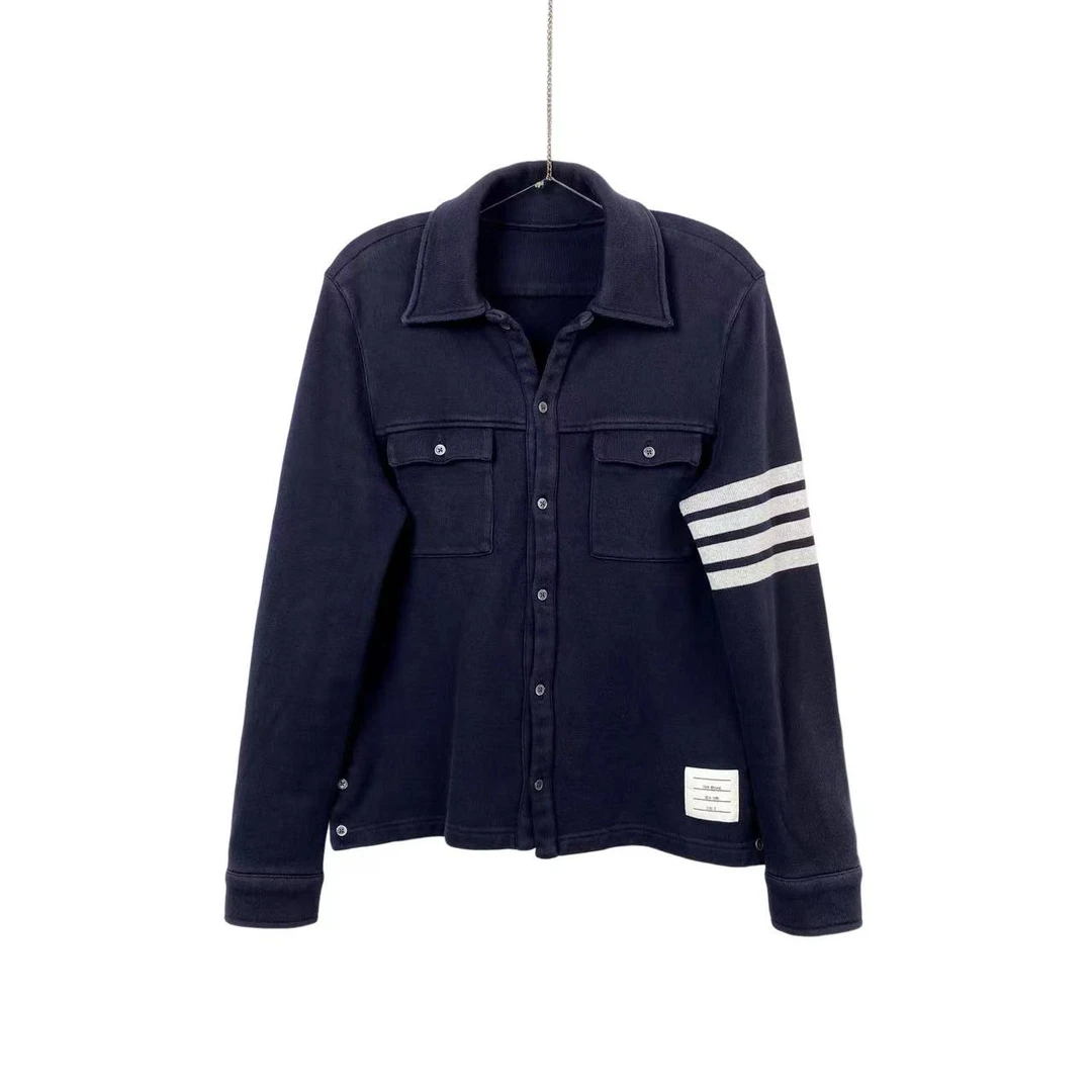 THOMBROWNE wc0049  藏青色四杠外套 0码