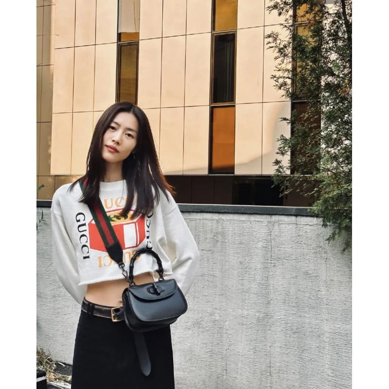 GUCCI/古驰21016 gucci 古驰 几何logo高腰卫衣 m码