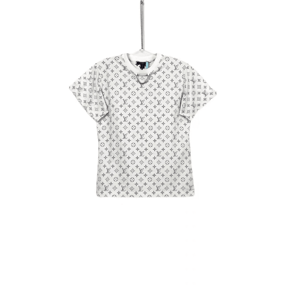 LouisVuitton/路易威登FT0001 老花满印链条短袖 M码