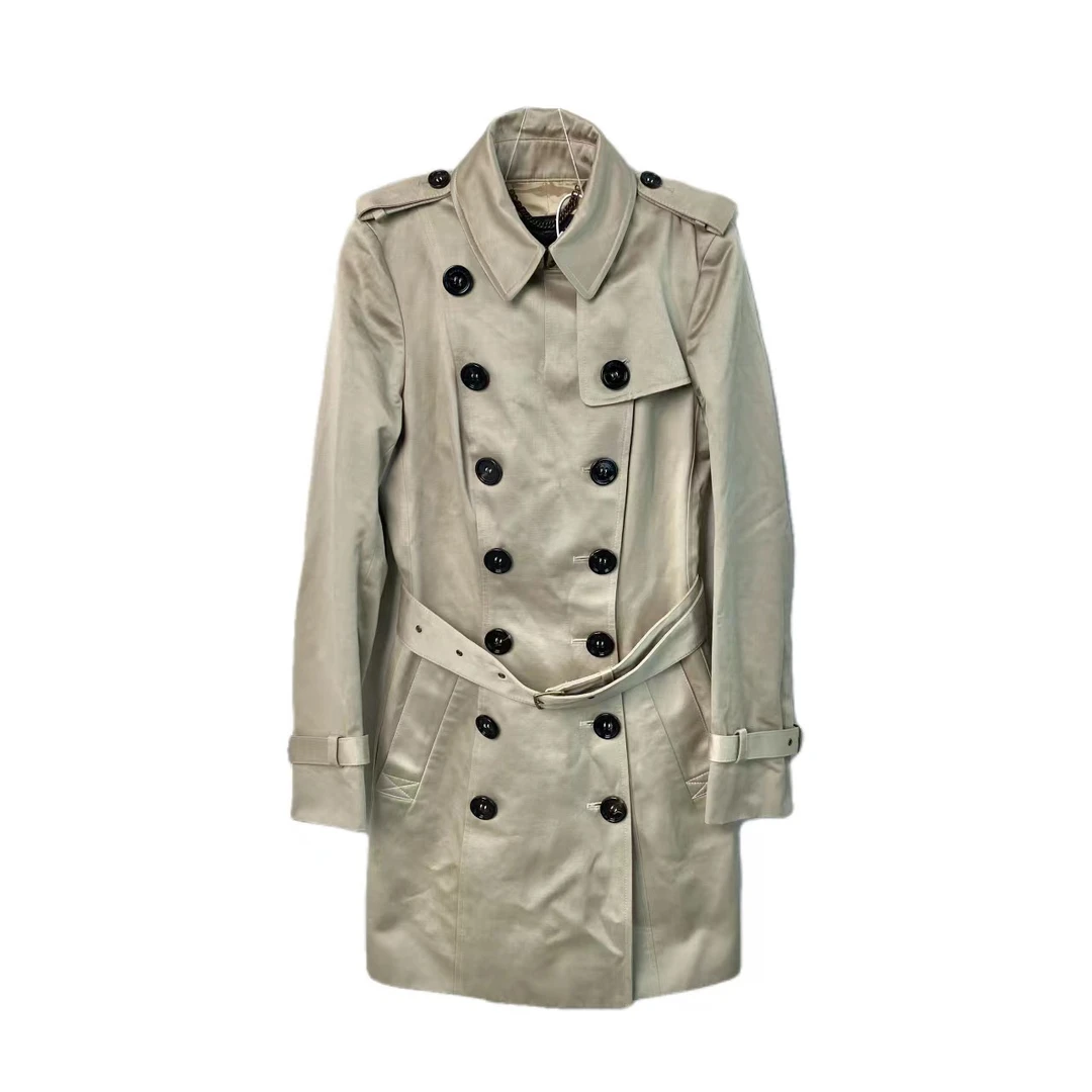 BURBERRY/博柏利 10507 卡其色风衣 38码