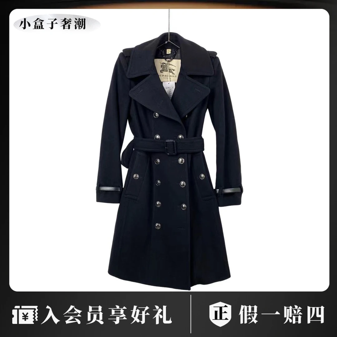 BURBERRY/博柏利 di0005  黑色风衣 36码