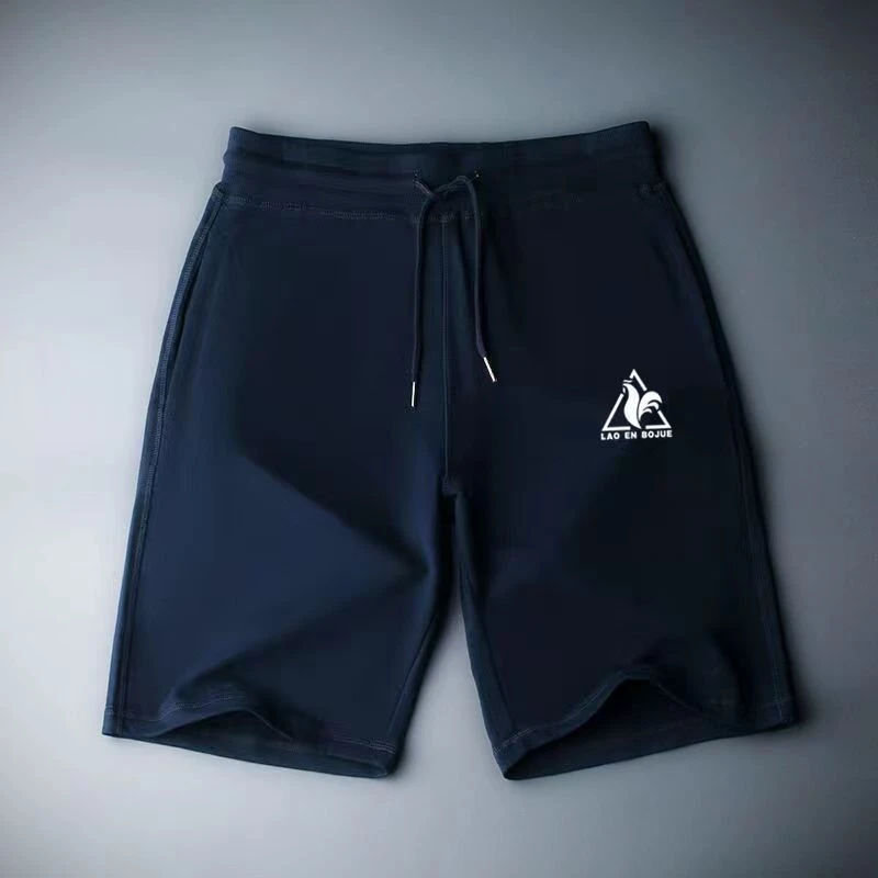 法国短裤男士潮牌高端轻奢五分裤夏季款棉休闲裤宽松大码运动裤