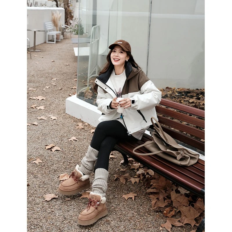 【秋冬优选】轻户外鹅绒服 山系穿搭防雨防风保暖羽绒服美洋短款