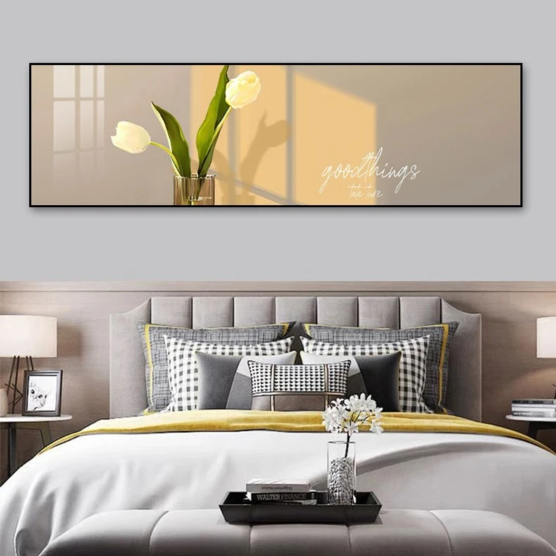 睿心卧室床头画奶油风现代装饰画高档温馨挂画主卧儿童房间壁画