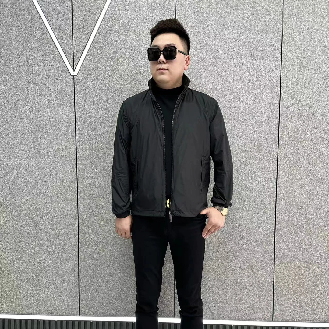 富玺·欧货男装2025新款男士时尚百搭连帽潮流男款夹克外套088