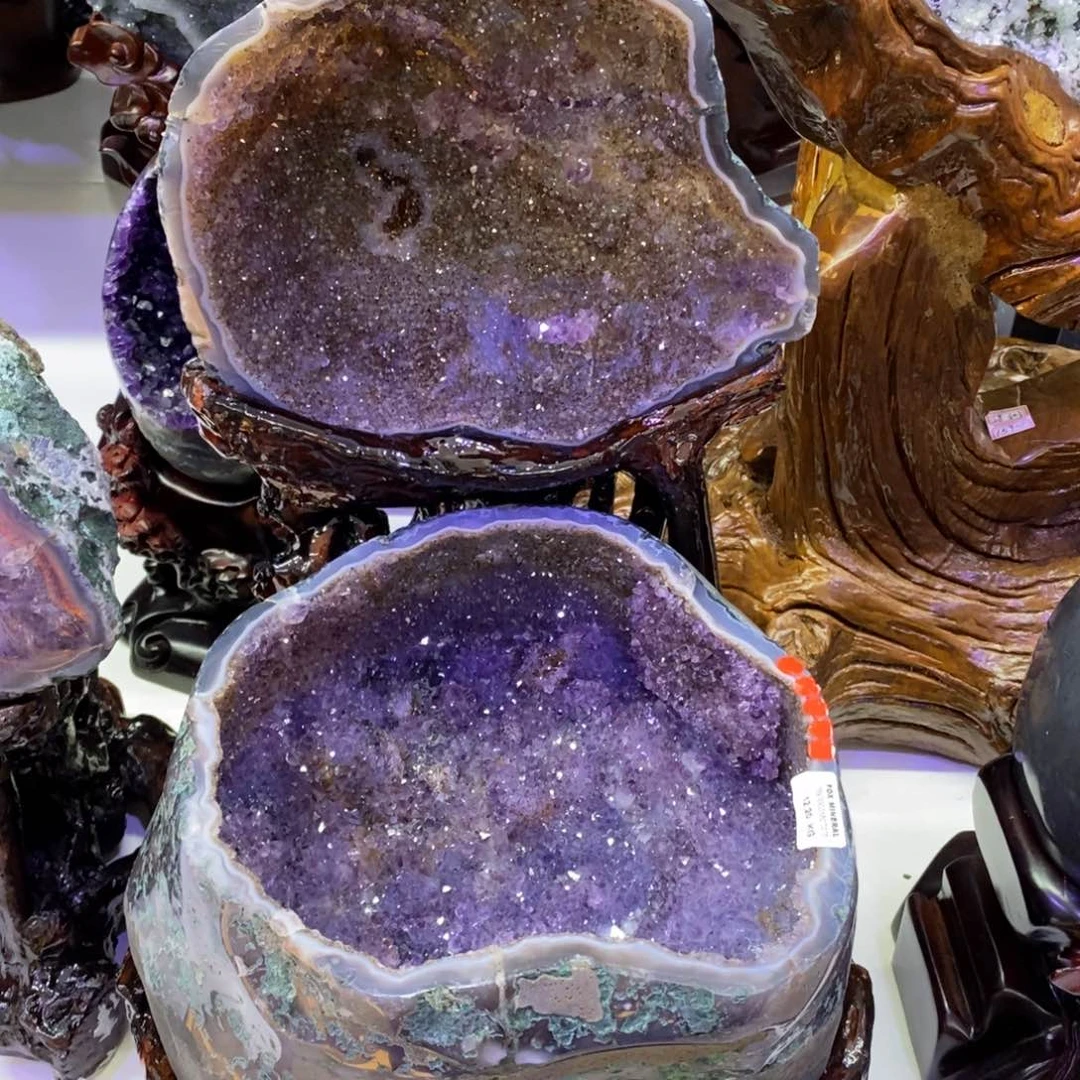 水晶摆件婷未镶嵌