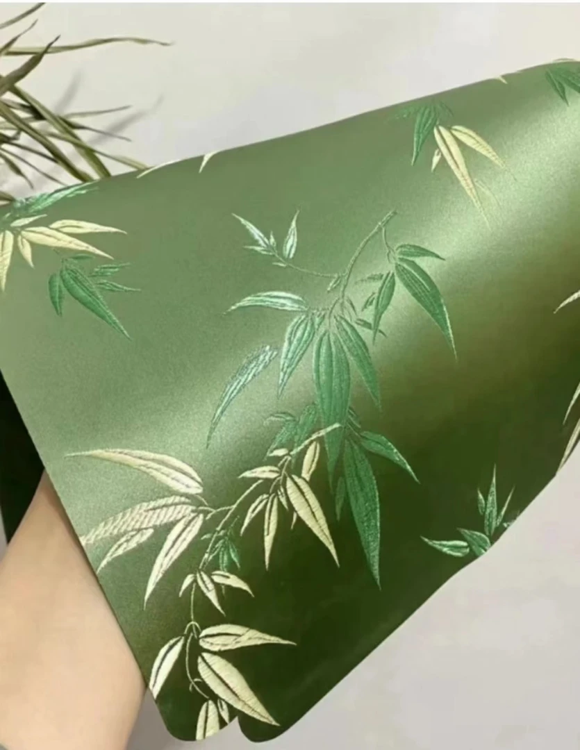 @@中式禅意防油织锦竹叶茶席   0513
