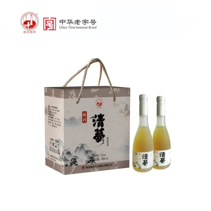 谢村黄酒谢村清梦11度青梅黄酒传统酿造聚会朋友瓶装香甜果味陈酿