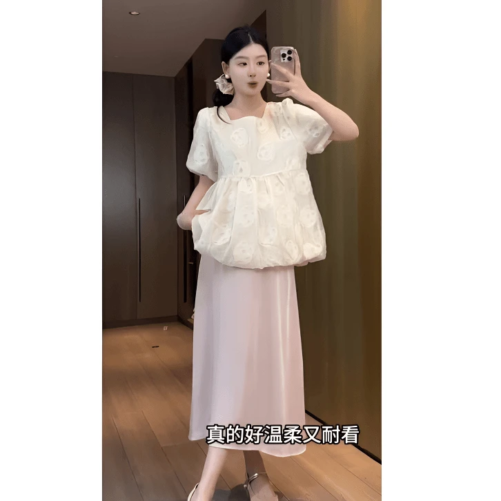 孕妇装新款夏装宽松时尚辣妈时髦短袖休闲短裙气质夏季网红款上衣