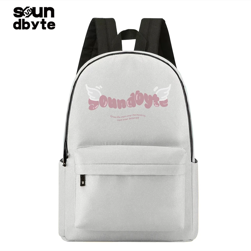 soundbyte简约百搭双肩包in风中学生书包女大学生电脑包旅行背包