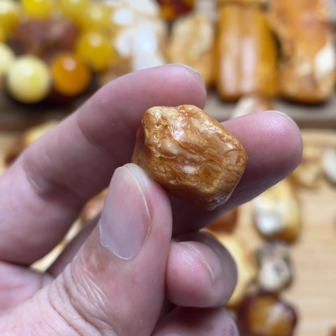 定制琥珀未镶嵌坤*定制