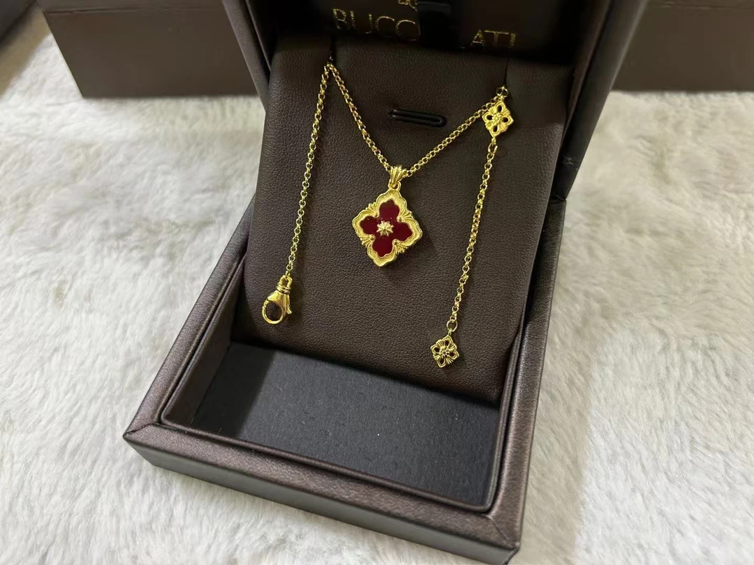 铜合金合成锆石项链 布契项链-高版本精工气质经典百搭轻奢XC9207