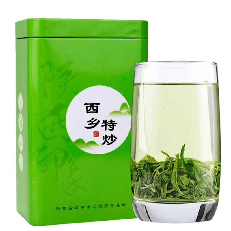 西乡特炒陕西汉中绿茶炒青陕南2025新茶陕青明后春茶铁罐装