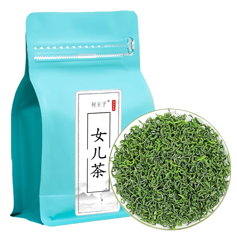泰山特产女儿茶2025新茶叶 山东泰安明前一级炒青栗香绿茶散装