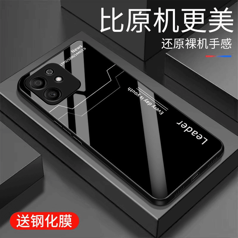 适用荣耀Play6TPro手机壳玻璃荣耀Play6TPro全包男款高档全包边防