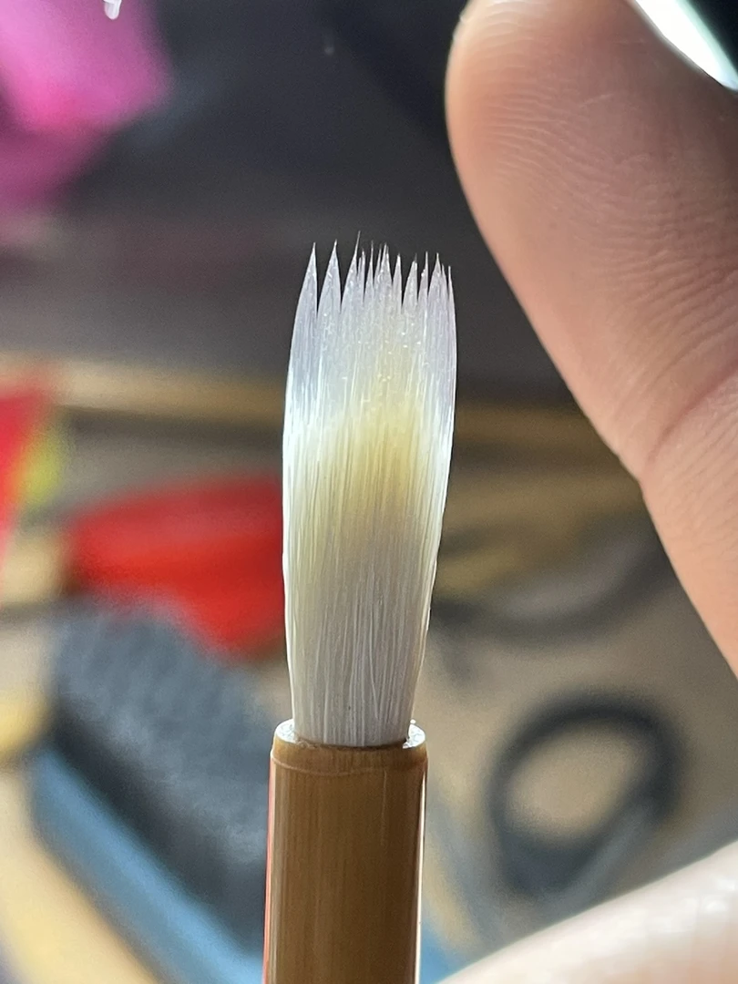 细嫩光峰羊毫小楷毛笔善琏湖笔细光峰篆书隶书勾线晕染色国画工笔