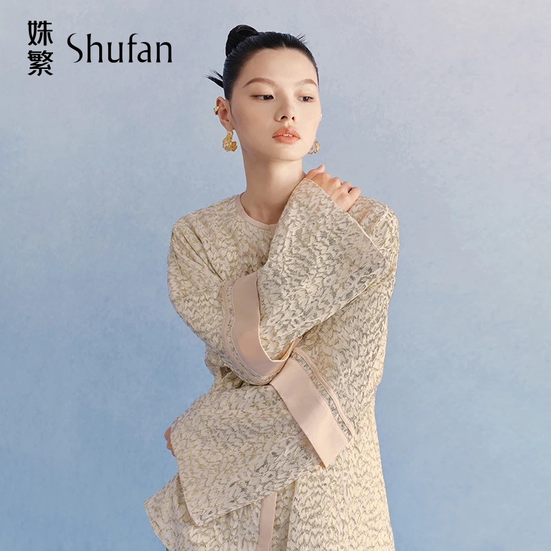 姝繁 金色上衣 SLWFA1N679